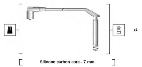 комплект запалителеи кабели MAGNETI MARELLI 941125190673