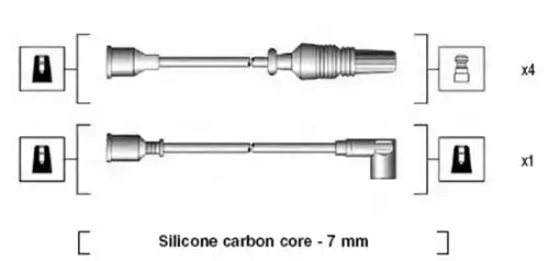 комплект запалителеи кабели MAGNETI MARELLI 941135020696