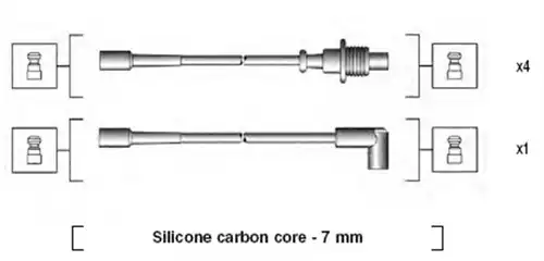 комплект запалителеи кабели MAGNETI MARELLI 941135090698