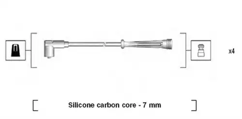 комплект запалителеи кабели MAGNETI MARELLI 941145350732