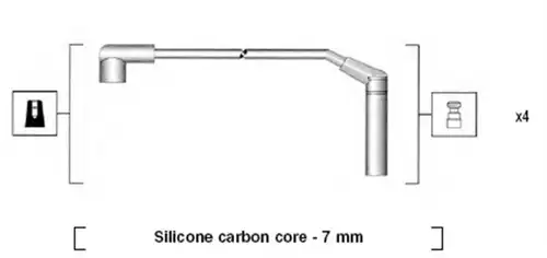 комплект запалителеи кабели MAGNETI MARELLI 941295010873