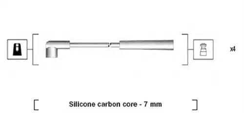 комплект запалителеи кабели MAGNETI MARELLI 941295050877