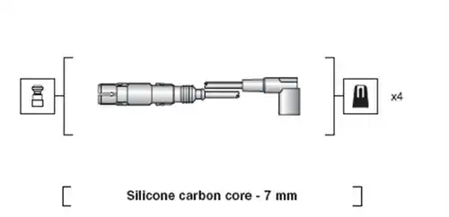 комплект запалителеи кабели MAGNETI MARELLI 941318111163