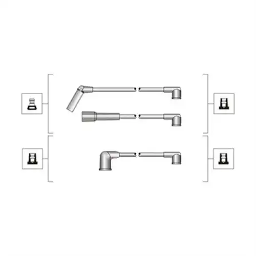 комплект запалителеи кабели MAGNETI MARELLI 941319170001