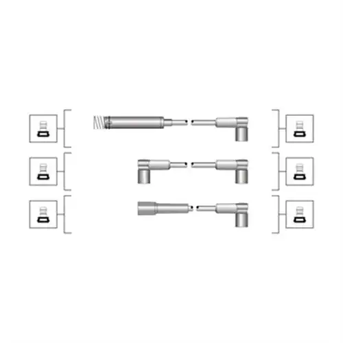 комплект запалителеи кабели MAGNETI MARELLI 941319170013