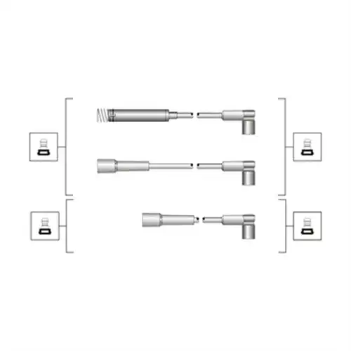 комплект запалителеи кабели MAGNETI MARELLI 941319170020