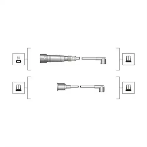 комплект запалителеи кабели MAGNETI MARELLI 941319170023