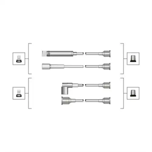 комплект запалителеи кабели MAGNETI MARELLI 941319170064