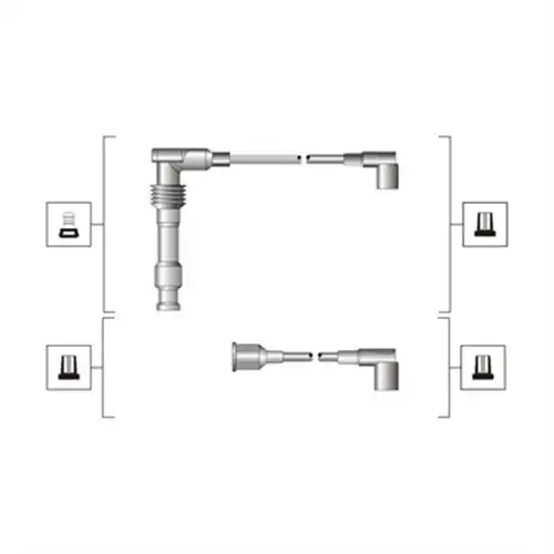 комплект запалителеи кабели MAGNETI MARELLI 941319170085