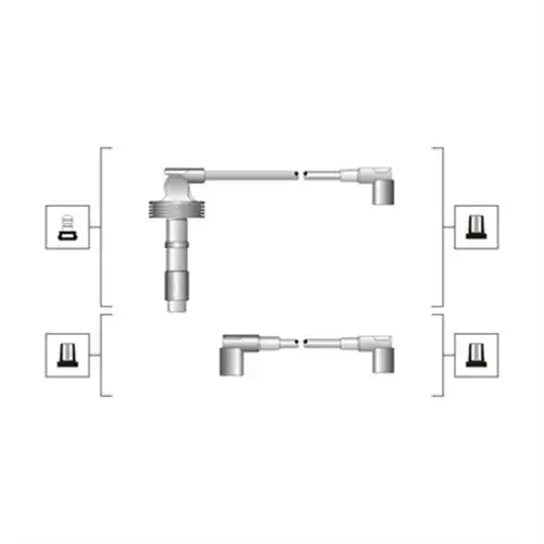 комплект запалителеи кабели MAGNETI MARELLI 941319170116