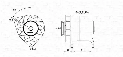 генератор MAGNETI MARELLI 944356118010