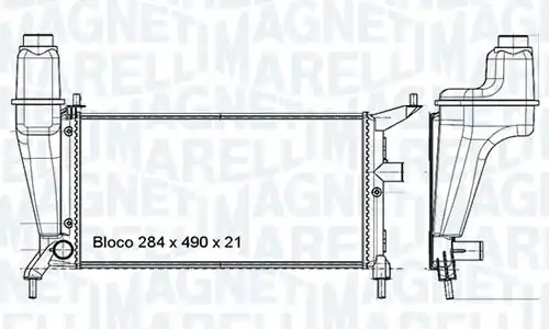 воден радиатор MAGNETI MARELLI - BR RMM520001M