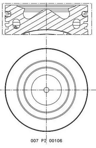 бутало MAHLE 007 PI 00106 001