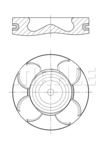 бутало MAHLE 007 PI 00156 000