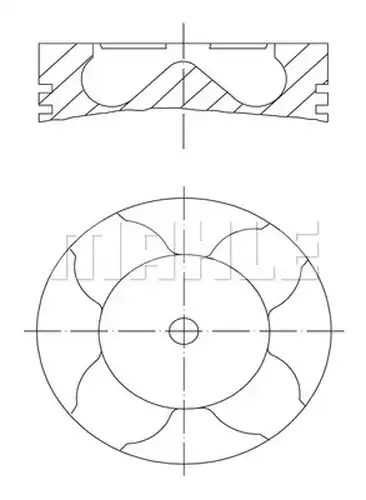 бутало MAHLE 007 PI 00163 000