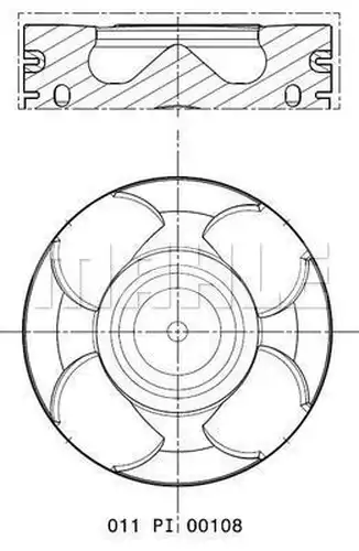 бутало MAHLE 011 PI 00108 000