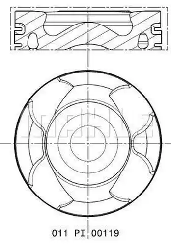 бутало MAHLE 011 PI 00119 000