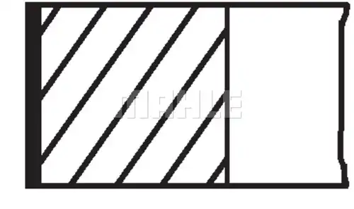 комплект сегменти MAHLE 013 RS 10101 0N2