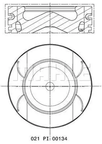 бутало MAHLE 021 PI 00134 000