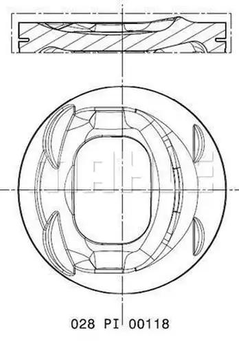 бутало MAHLE 028 PI 00118 000