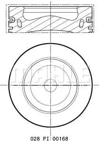 бутало MAHLE 028 PI 00168 000