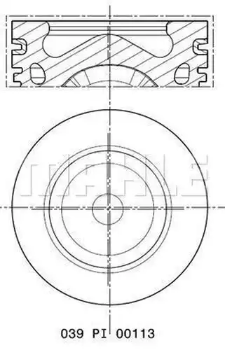 бутало MAHLE 039 PI 00113 001