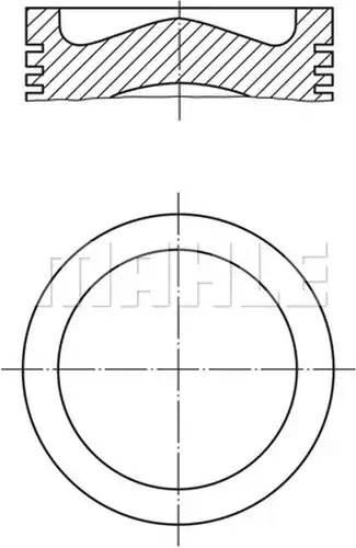 бутало MAHLE 039 PI 00125 000