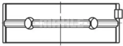 лагер на коляновия вал MAHLE 081 HL 21839 025