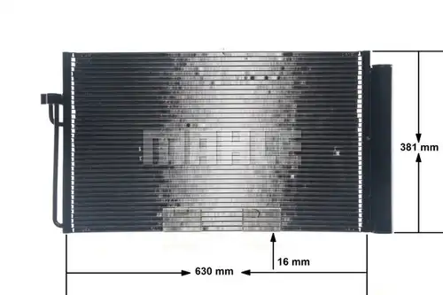 кондензатор, климатизация MAHLE AC 345 000S