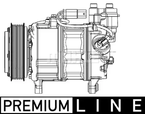 компресор за климатик MAHLE ACP 599 000P