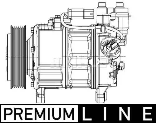 компресор за климатик MAHLE ACP 600 000P