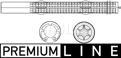 изсушител, климатизация MAHLE AD 296 000P