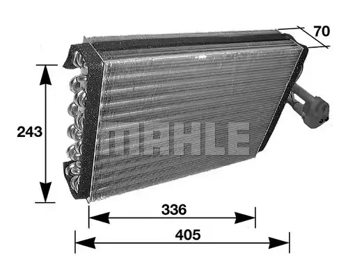 изпарител, климатична система MAHLE AE 36 000S