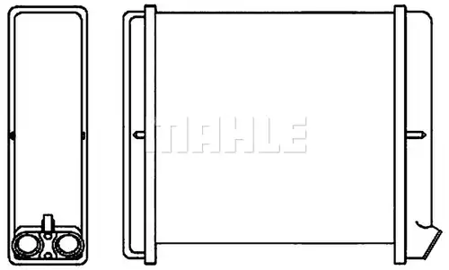 топлообменник, отопление на вътрешното пространство MAHLE AH 170 000S