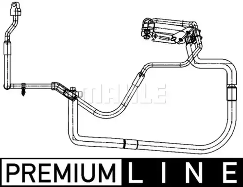 тръбопровод за високо налягане/вакуум, климатизация MAHLE AP 110 000P