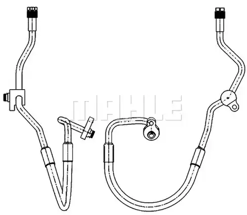 тръбопровод високо налягане, климатизация MAHLE AP 128 000P