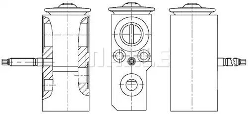 разширителен клапан, климатизация MAHLE AVE 82 000P