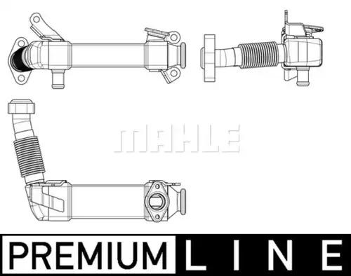 Охладител, ЕГР система MAHLE CE 17 000P