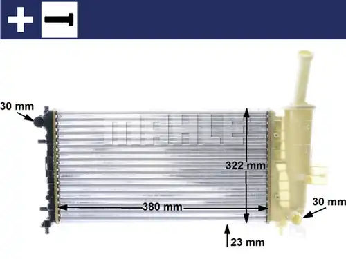 воден радиатор MAHLE CR 1108 000S