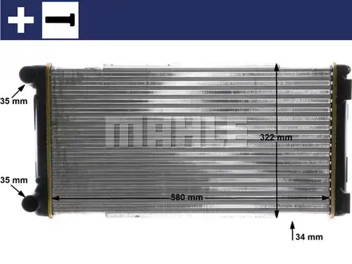 воден радиатор MAHLE CR 1109 000S