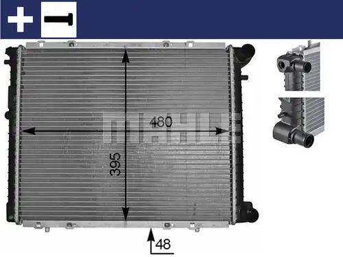 воден радиатор MAHLE CR 152 000S