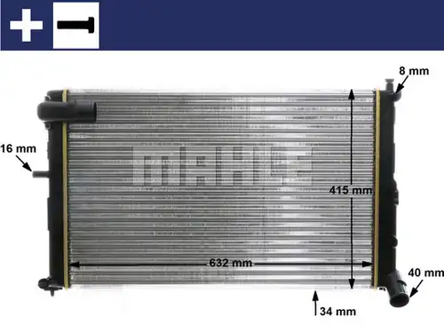 воден радиатор MAHLE CR 171 000S