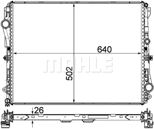 воден радиатор MAHLE CR 2172 000P