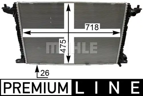 воден радиатор MAHLE CR 2179 000P