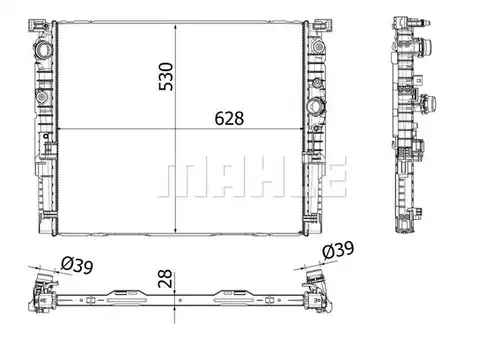 воден радиатор MAHLE CR 2196 000P