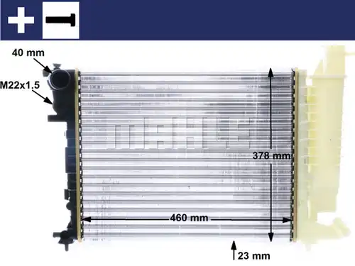 воден радиатор MAHLE CR 2205 000S