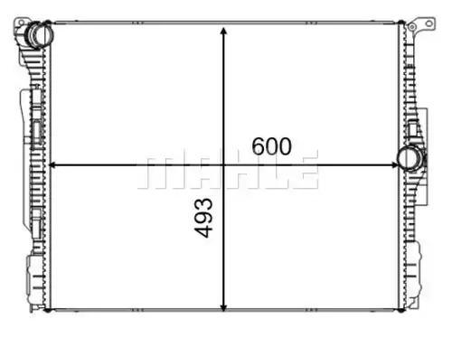 воден радиатор MAHLE CR 2581 000S