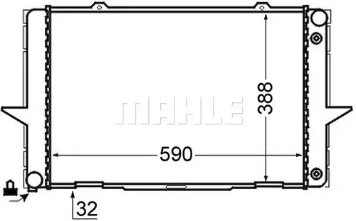 воден радиатор MAHLE CR 762 000S