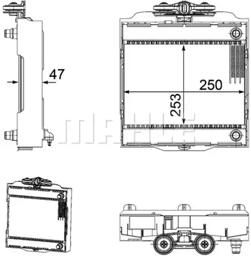 воден радиатор MAHLE CR 923 000P