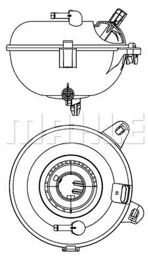разширителен съд, охладителна течност MAHLE CRT 21 000S